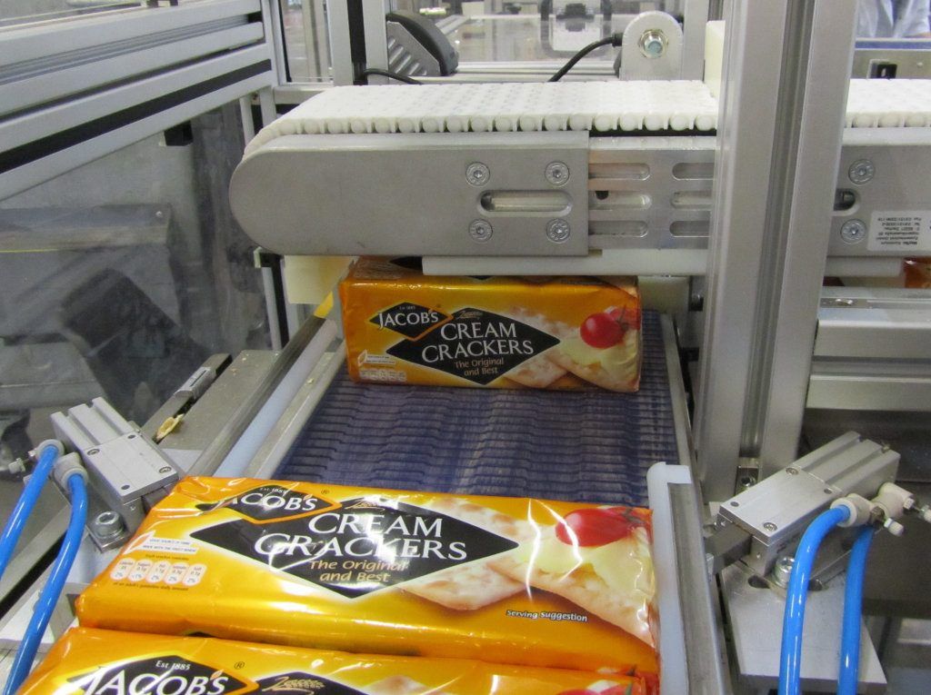 Twin Pack Flow Wrapper Upgrade Jacobs crackers feed system