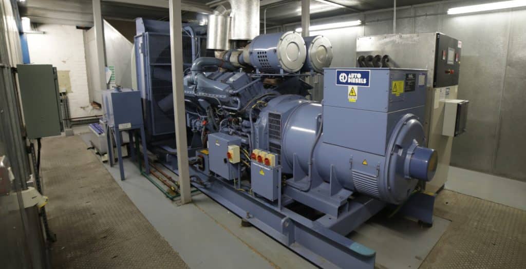 Generator Control System Upgrade Generator for pumping station
